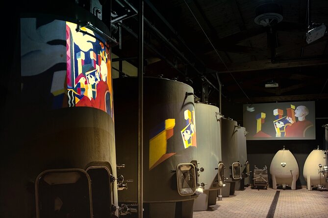 1-Hour Experience with Brunello. Visit to the Vineyard and Cellar - Sangiovese BIO Vineyards and Installations: stars, Modernacolo, and selfie frames