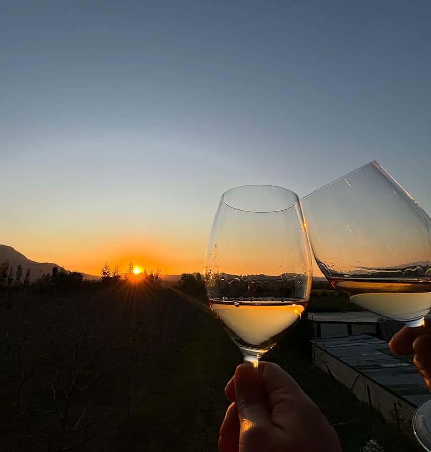 Alyan Family sunset winery - The Sunset Deck Toast: The Moment You Came For