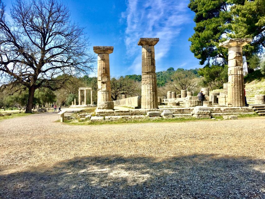 Ancient Olympia: Private Tour site, museum, bee farm, winery - Ancient Olympia by private car: low stress, good timing