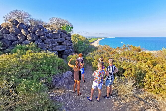 Archeology, visit to a vineyard and wine and pecorino cheese tasting - Nuraghe di Osalla (Gulunie): archaeology with a Gulf of Orosei panorama