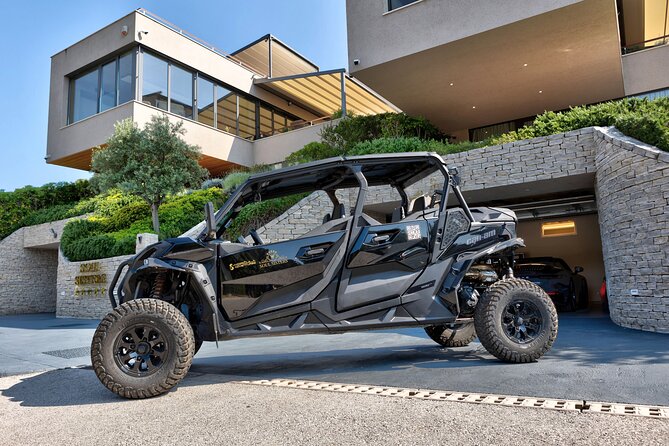 Best of Korcula island winery's by 4X4 Canam buggys with lunch - H2 Heading: The Can-Am Maverick 1000cc buggy: easy enough to drive, fun enough to remember