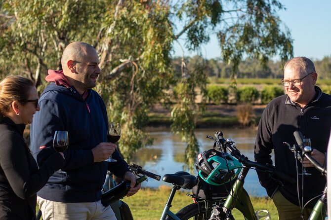 Bike to Winery Tour - The ride: easy e-biking through river scenery
