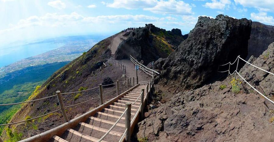 Campania Express Train Pompeii Tour with Vesuvius or Winery - From Sorrento to Pompeii: the Campania Express Part