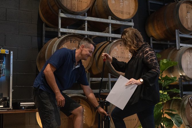 City Winery Brisbane Wine Blending Workshop - Bottling, labeling, sealing, and getting the signature