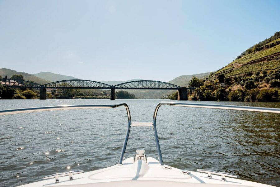 Douro Luxury - Private Cruise Premium Winery and Restaurant - One hour on the Douro: private boat cruise with a drink onboard