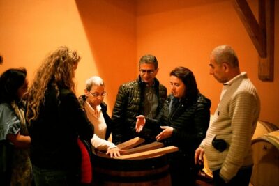 Family winery visit with food - Meeting at the WineBar and getting into the right mindset