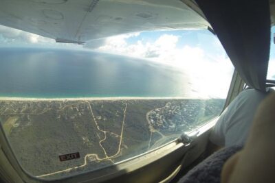 Flight to Leeuwin Winery for Lunch - Landing at Leeuwin Estate: the best part is eating on the property