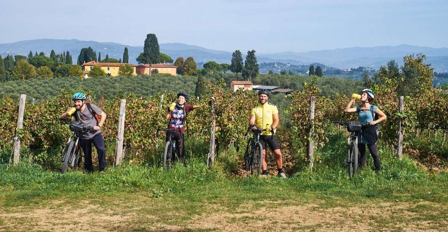 Florence: Chianti E-Bike Tour with Tuscan Lunch & Winery - The winery and olive farm lunch: where the day slows down on purpose