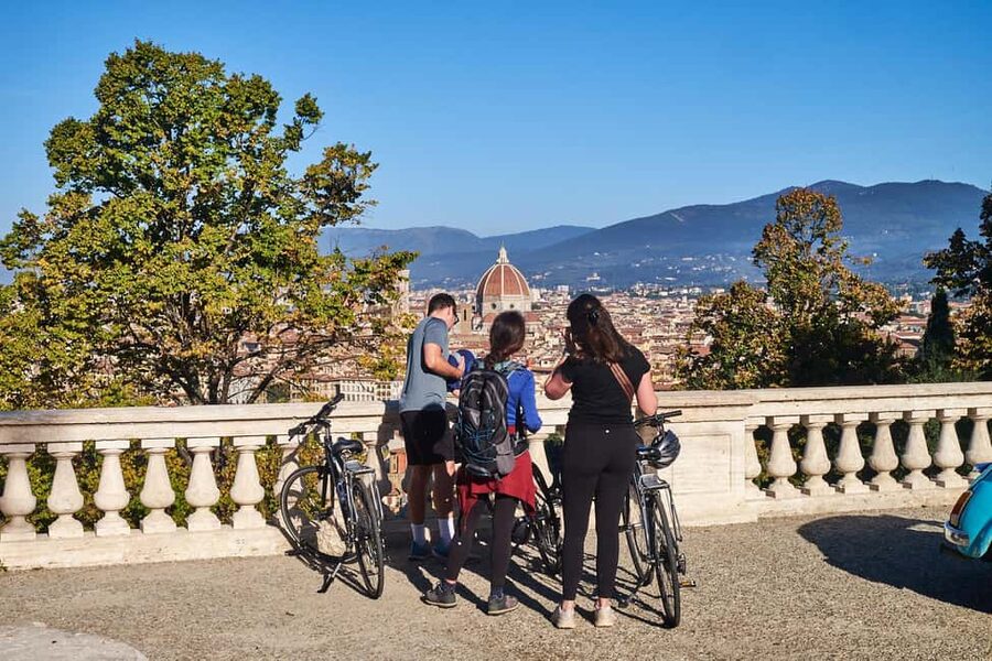 Florence: E-Bike Tour in Tuscany with Winery & Wine Tasting - San Miniato al Monte: Florence From Above (Without the Long Climb)