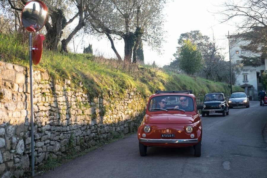 Florence: Private Vintage Fiat500 Countryside & Winery Lunch - A Vintage Fiat 500 Makes Chianti Feel Like the Main Character