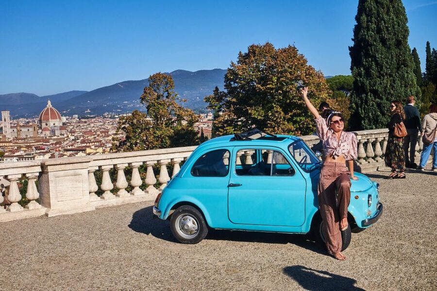 Florence: Vintage Fiat 500 Tour with Wine Tasting at Winery - The drive through Tuscany: quiet roads, real timing, good photo chances