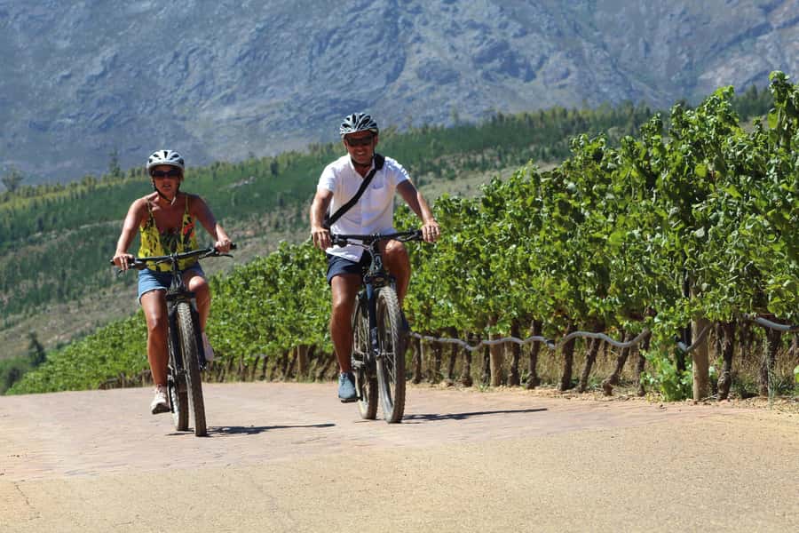Franschhoek: E-Bike Guided Winery Tour - The ride out: countryside stretches, views, and picture moments