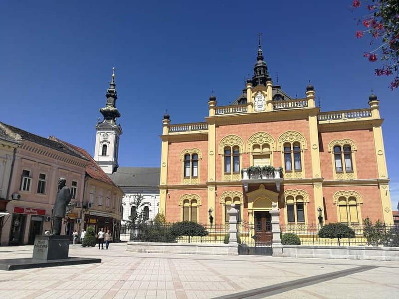 From Belgrade: Novi Sad & Fruska gora & winery and monastery - Belgrade pickup to the monastery: the van time that turns into context