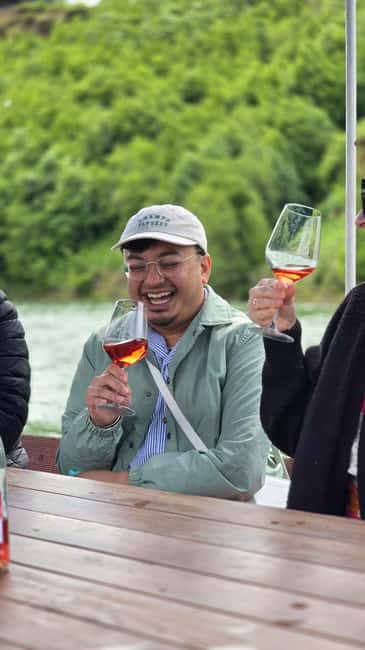 From Durrës: Albanian Wine Tasting with Vineyard & Boat Tour - The main tasting: Albanian wine, then raki or brandy