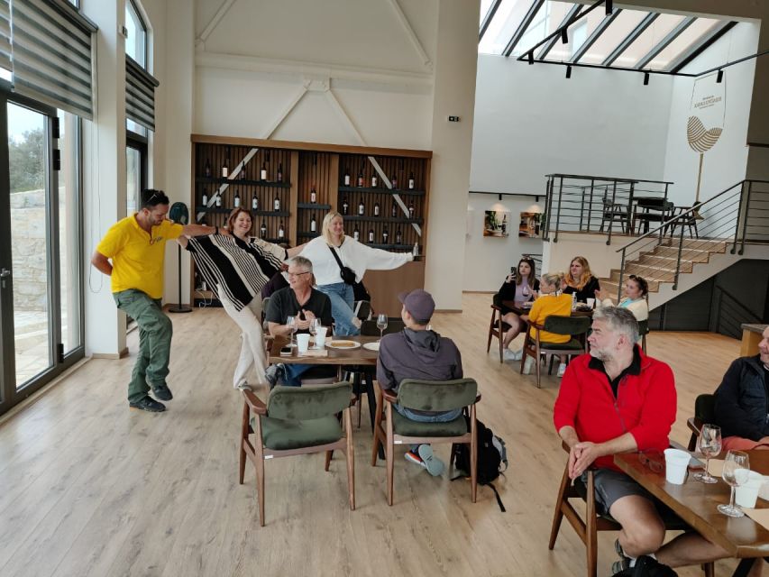 From Heraklion: Matala Beach - Caves & winery Full Day tour - Matala’s Caves: The Main Event on the Cliffs