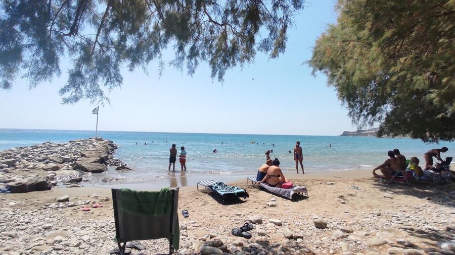 From Heraklion: Matala Beach - Caves & winery Full Day tour - Matala Beach Swim Time: Sun, Sea Color, and Timing