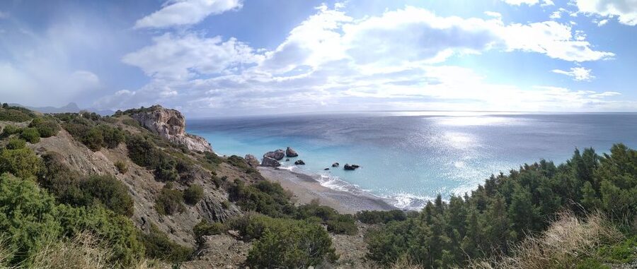 From Heraklion: Matala Beach - Caves & winery Full Day tour - The Café Stop and the Ride Back to Your Pickup Area