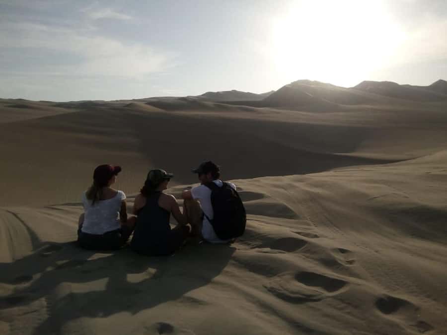 From Lima: Huacachina Oasis Tour, Winery & Desert Sunset - V8 dune buggy ride and sandboarding: adrenaline with real prep