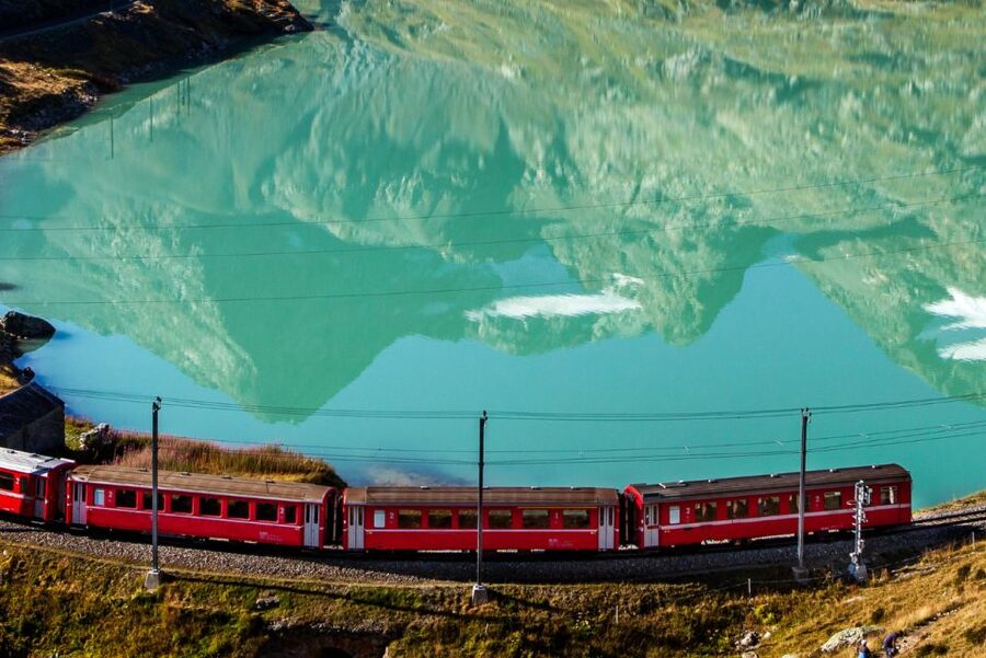 From Saint Moritz: Bernina Red Train with Winery Tasting - Heading back to St. Moritz: the return ride you’ll actually remember