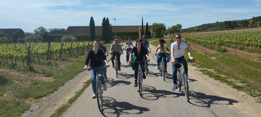 From Sitges: Cycling Tour with Winery visit and Tasting - Getting there: the van ride and the first-mile “you’re good” feeling