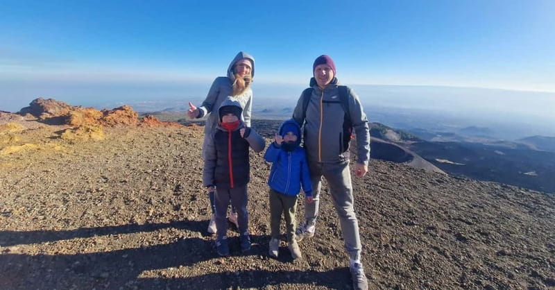 From Taormina: Etna Walking Tour and Wine Tasting in Winery - The optional walk over lava flows and lateral craters (about 1.5 hours)