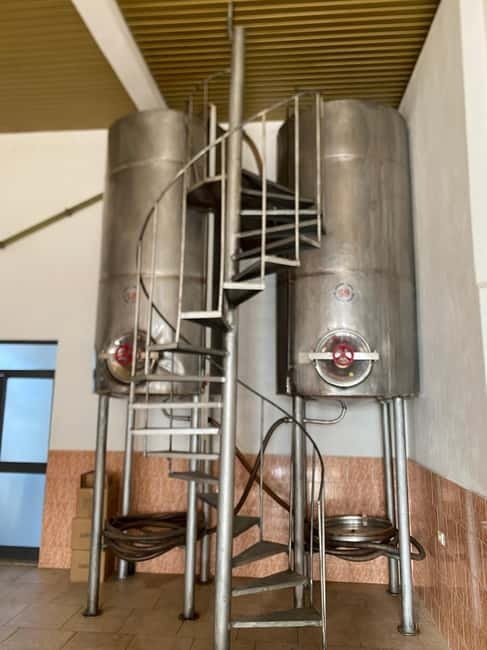 From Tirana/Durres:WINE TASTING AT THE USSR WINERY LIBRAZHD - Inside the winery: the 1962 Soviet-era setup and the tour route