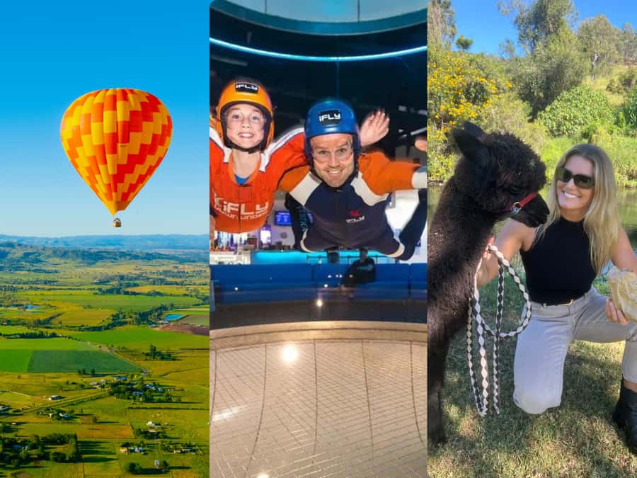 Gold Coast: Hot Air Balloon, Winery Breakfast & iFly - Quick hits before you go