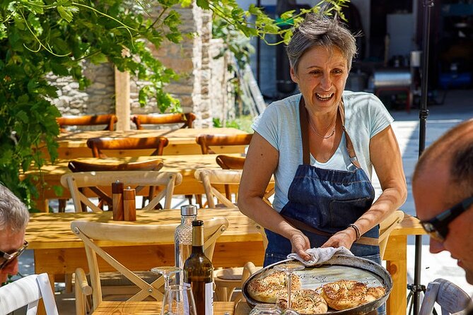 Ikaria Longevity, Family Winery & Wellness - Karimalis Winery & Farmhouse Restaurant: wine tasting, dance, and vegetarian comfort