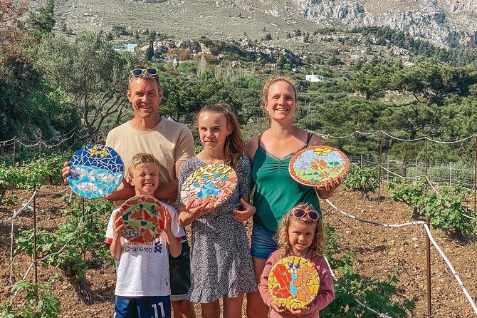 Karpathos Creative Workshop for Mosaic in the vineyard - Your Materials and the Souvenir You Take Home