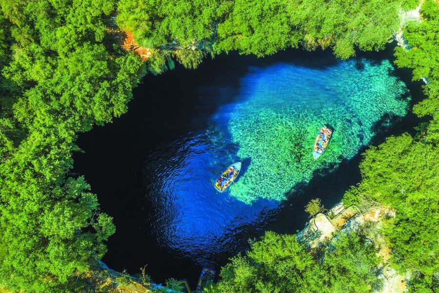 Kefalonia Highlights Robola Winery, Melissani & Fiscardo - Agios Gerasimos Monastery: big spiritual stop, guided so it makes sense