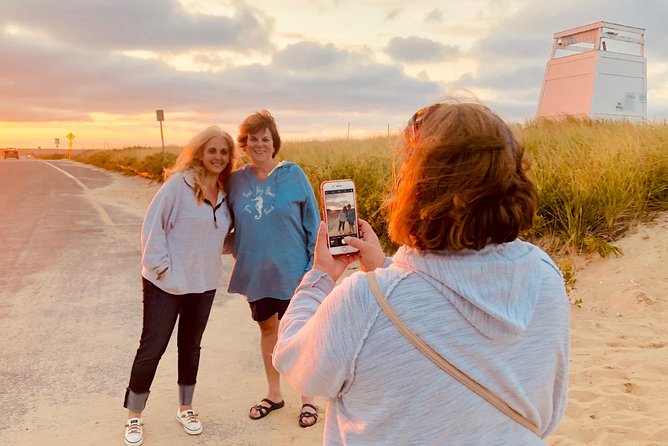 Martha's Vineyard Tours Private and Fun! - Menemsha Public Beach: the sunset seafood picnic finish with wine
