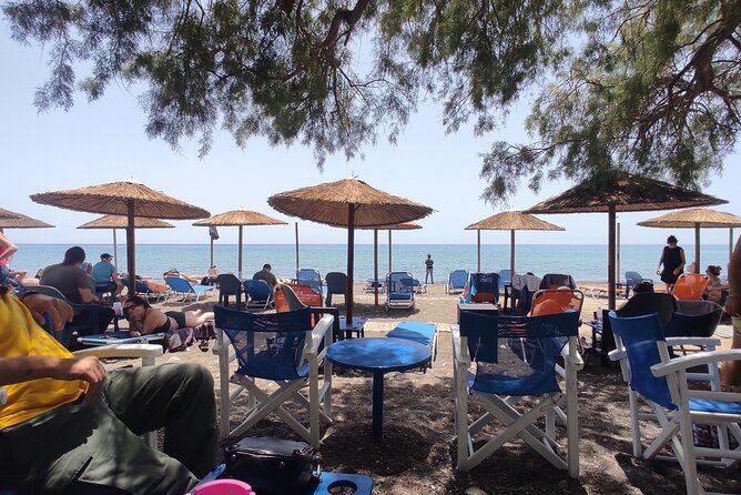 Matala Beach, Caves, and Winery Full-Day Tour from Heraklion - Stop 3: Matala village and beach time (the main event)
