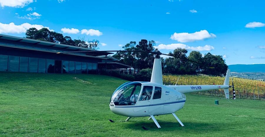 Melbourne: Private Yarra Valley Winery Lunch by Helicopter - The 25-Minute Flight Over Melbourne and the Yarra Valley