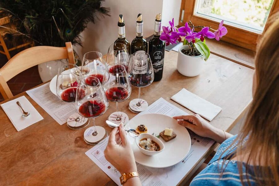 Montalcino: Guided Winery Tour & Gourmet Food Tasting - Entering Corte Pavone Winery: your Montalcino start point