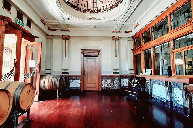 Napier Gourmet Winery Luncheon + tastings at 3 Great Wineries - Mission Cellars: seated tasting plus cellar exploration time