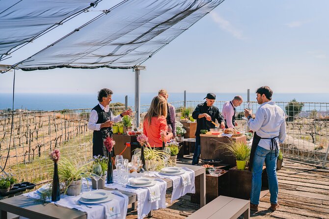 Paella Cooking Experience & Winery Tour from Barcelona - Wine tasting: four pours, and a calm approach