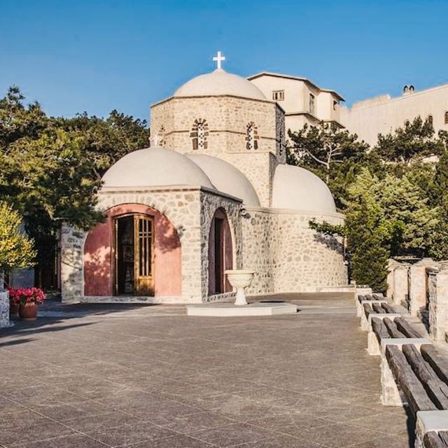 Private Full-Day Tour with winery visit - Prophet Ilias Church: the highest viewpoint for 360° Santorini
