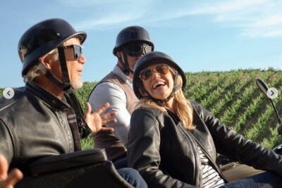 Private Sidecar Winery Tour through Santa Barbara - Getting Ready for the Sidecar Ride Through Santa Barbara Hills