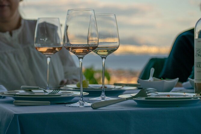 Private Split & Trogir Vineyard Wine Tour Sea View & Port Pickup - Kastela hilltop winery: family vineyard + sea-view tasting on a terrace