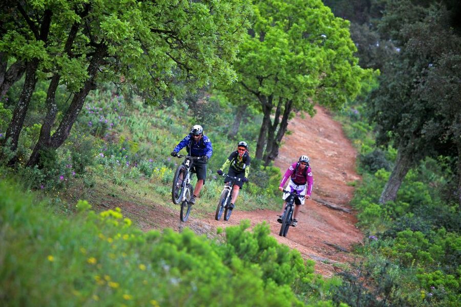 Ramatuelle: Tracks & Tasting Winery Tour by Mountain E-Bike - Starting at Kon Tiki: an easy launch into the countryside