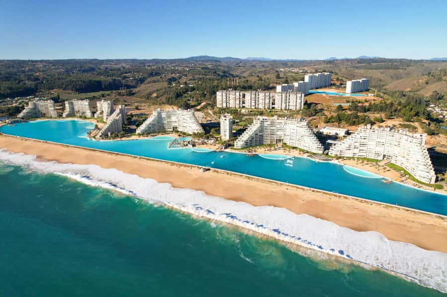 Santiago: Veramonte Vineyard, Isla Negra and Algarrobo, - San Alfonso del Mar: The World’s Largest Pool View Plan