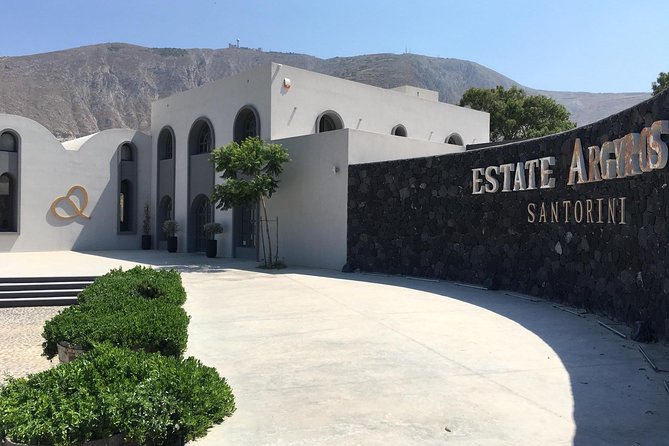 Santorini 3-Winery Tour with 12 Wine Tastings and Oia Sunset - Artemis Karamolegos Winery: family roots, rare varieties, and a full hour of tastings