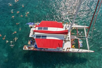 Santorini: Catamaran Cruise, Winery, & Oia Sunset Combo Tour - Volcanic Beaches, Hot Springs, and the Swim-First Approach