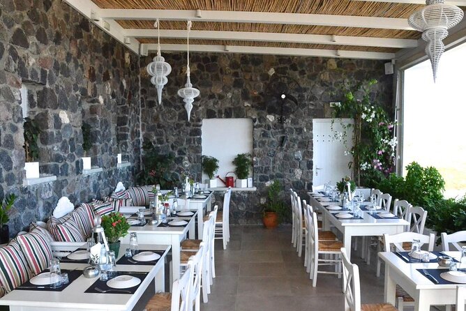 Santorini Private Island Tour & Winery Lunch at Domaine Sigalas - Oia for real views, not just a quick stop