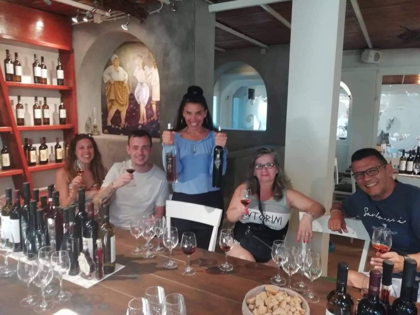 Santorini: Pyrgos, Winery & Oia - Getting picked up in Thera and cruising in a luxury vehicle