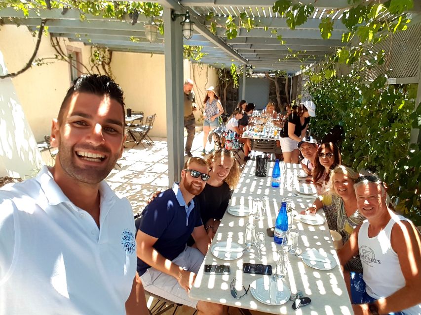 Santorini: Through the Grapevine Tour Winery Tasting Tour - Pickup to first winery: smooth transport, calm pacing