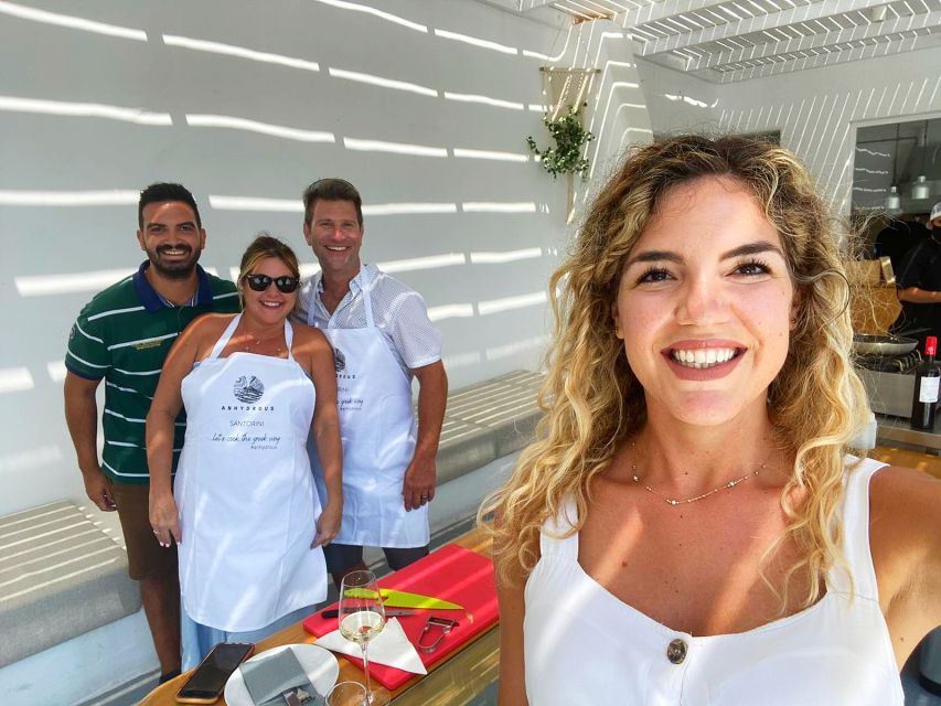Santorini: Vineyard and Winery Tour with Cooking Class - The 2.5-Hour Greek Cooking Lesson: Learn Santorini Recipes, Then Eat Them