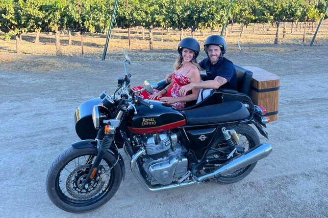 Scenic Sidecar Vineyard Tour Paso Robles - The 45-minute Cass Winery ride: vineyard talk plus photo stops