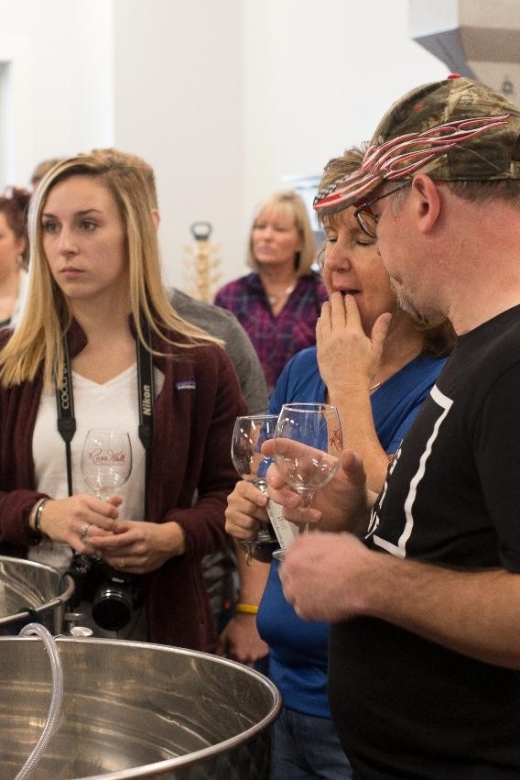Seven Birches Winery - Meet the Winemakers Winery Tour - The 90-minute flow: production room first, tastings right after