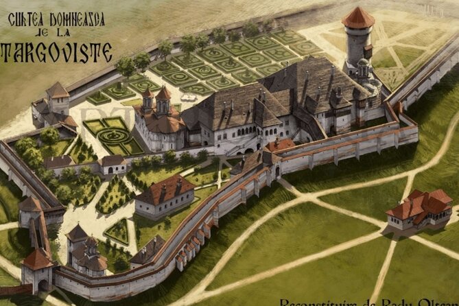 The Real Dracula's Castle in Targoviste, Winery and Dracula' Tomb - Chindia Tower Sunset Tower: Views Over Palace Ruins